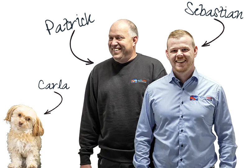 Patrick, Sebastian og Carla